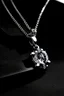 Placeholder: Please give me the diamond necklace in the picture on a white background with a dark shadow