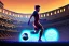 Placeholder: diego armando maradona playing football in roman colosseum, hyper detailed, digital painting, elegant, centered, detailed, neon signs, 8k, shining, heaven, many happy people, dampf,