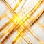 Placeholder: Hyper Realistic Yellow & Beige Intersecting Lines With Glowing Golden Embers On White Background.