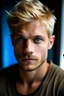 Placeholder: short hair, dark blond, man, 30 years old, blue eyes,