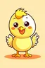 Placeholder: chicken, lovely, cute, healthy, fitness, thin, cartoon character