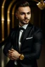 Placeholder: a wealthy rich young handsome man