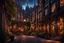 Placeholder: A magical town, beautiful architecture, calm, pleasant, city of the night, magic, digital art, gothic, by Gregor Narholz. fantasy concept art, exquisite realism, a masterpiece, dynamic lighting, hyper detailed, intricately detailed, deep color, Unreal Engine, volumetric lighting , Epic cinematic brilliant stunning intricate meticulously detailed dramatic atmospheric maximal,