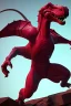 Placeholder: Jersey Devil Dinosaur,concept art, art station, 3d, photo studio, blue clean background, unreal engine 5, ray tracing, RTX, lumen lighting, ultra detail, volumetric lighting.