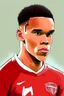 Placeholder: Trent Alexander-Arnold English soccer player player cartoon 2ي