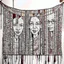 Placeholder: A Wide Panel in which 5-6 potraits are deveped with Wool threads tapestry artwork connected with each other through threads,