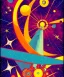 Placeholder: Vía Lactea (2007) Art by "Guillermo Pérez Villalta". Vivid colors contrasts in an impressive way. End of the roaring twenties of the twentieth century.