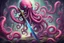 Placeholder: tentacles acid trip fantasy weapon sword
