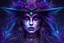 Placeholder: Witch of skeletons in 8k sci-art drawing style, purple glowing eyes, the which custom, neon effect, intricate details, highly detailed, high details, detailed portrait, masterpiece,ultra detailed, ultra quality