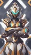 Placeholder: A close picture to Ramattra nemesis form in overwatch art style