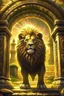 Placeholder: The Lion who became a gate keeper and protected the kingdom form destruction