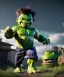 Placeholder: Hulk toddler, full body, dramatic lighting, hyper realistic