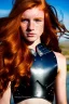 Placeholder: (strikingly beautiful 16 year old charming teen girl:1.2) with (long ginger hair:1.1) and (freckles:1.2) wearing (skimpy leather fantasy armour with halter top and thong:1.3) and (medium cleavage:1.2), tracing, ambient light, highres, (hyperrealistic:1.2), (perfect face:1.1) intricate (high detail:1.1) body, beautiful detailed eyes, plump lips, fantasy theme, Model hash: ddc3021b