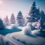 Placeholder: detailed peaceful landscape made of cake frosting, cotton candy, ice cream, strong texture, extreme detail, octane render