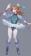 Placeholder: ballerina in the style of genshin impact