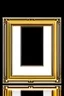 Placeholder: rectangular gold delicate art deco picture frame