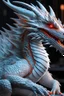 Placeholder: beautiful porcelain dragon, ultra-detailed complex character, beautiful soft studio lighting, vibrant details, luxurious cyberpunk, hyper-realistic