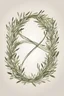 Placeholder: A line drawing of a infinity symbol made out of olive branches