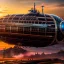 Placeholder: fullbody Drawing of 'sketch of steampunk Airship as in the movie mortal engines(2018)',intricate detail,andrea bonelli,Kilian Eng,Ohrai,evan lee,Aleksandr Sidelnikov,KyuYong Eom,three quarters frontal aerial view,toned colors,32k