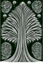 Placeholder: stylized spruce tree in the style of art deco