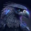 Placeholder: profile picture of a cyberfalcon with imposing looking