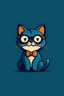 Placeholder: "Design a whimsically funny cat logo using AI. Depict the cat in a playful pose, with one paw raised, a cheeky grin, and perhaps a quirky accessory like oversized glasses or a bowtie. Create a character that embodies the humorous and mischievous spirit of feline antics."