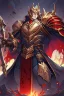 Placeholder: Slim Armored Male Blood Knight Elf by anime style