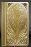 Placeholder: rectangular gold delicate art nouveau book cover