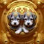 Placeholder: 3d cute puppies, beautiful rich, detailed yin and yang symbol, shiny, intricate, gorgeous, ultrafine detail, hyperrealism, trending , sharp focus, intricate details, highly detailed, glowing, glitter, complementary colours