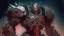 Placeholder: Machine knight, mechanical knight, gears, blood, Horror
