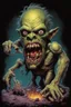 Placeholder: High_Quality_Art Digital Painting of Science experiment Horror Cronenberg Monster zombie creature by Richard Corben, Todd Schorr, T-Shirt Design, Black Background,