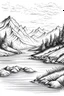 Placeholder: Draw river with mountain