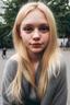 Placeholder: девушка блондинка, с круглым лицом, в Берлине