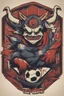 Placeholder: "Lil Monsters" football soccer team logo,