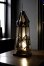 Placeholder: gaming table lamp inspired by dubai tower buliding architecture modern stlye. geometric form