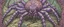 Placeholder: A light purple undead elemental tarantula designed in German folk art painted by Edward Hicks