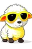 Placeholder: cartoon sheep with wearing sun glass