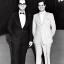 Placeholder: Creepy old photo of Jimmy carr with Alan carr