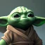 Placeholder: Chibi yoda, pixar 2022, modern Disney style, octane render