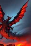 Placeholder: Demonic Wyvern, lava, masterpiece, expert, 8K, hyperrealism, sharp focus, cinematic lighting