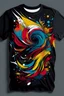 Placeholder: Generate an abstract design that can be printed in a tshirt