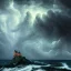 Placeholder: an ocean storm with clouds and lightning, castle, minarets, 8k resolution, high-quality, fine-detail, intricate, digital art, detailed matte, volumetric lighting, baroque, illustration, octane render, brian froud, howard lyon, selina french, George Grie, Ben Goossens, Igor Morski