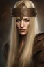 Placeholder: realistic stock photo, Realism engine, General Fast V2 (Flux), Create a realistic image of a female with long, straight blonde hair, the bangs cut straight across the forehead, hazel eyes, Chocolate frosting, in the style of Boris Vallejo, Frank Frazzetta, Leonardo da Vinci, Julie bell, 4k, 8k, 16k, 32k. 100k UHD