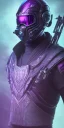 Placeholder: purple galaxy masked super villain, weapons in hands, teal and purple smoke, full portrait, hyper realistic, 4k