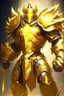 Placeholder: medival paladin golden energy monster