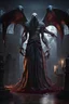 Placeholder: Undead mind flayer. full body shot. fantasy and horror setting, Cinematic lighting, Volumetric lighting, Epic composition, Photorealism, Very high detail, Character design, Unreal Engine, Octane render, HDR, Subsurface scattering, fantasy art,