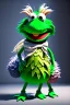 Placeholder: pret a porter bag made with muppet fabric, Sesame Street style, fashion photo studio, clean background, unreal engine 5, ray tracing, RTX, lumen lighting, ultra detail, volumetric lighting, 3d.