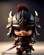 Placeholder: Retrato chibi de un Samurái arte digital calidad ultra 3D