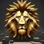 Placeholder: A clockwork lion with a mane made of ticking gears,cyberpunk, 3D rendering