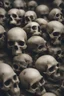 Placeholder: a blurry, distressing, haunting image of shatteres skulls, scattered